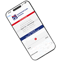 Image of a mobile phone showing the App